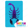 Picture of Scorpion -1 - Vinyl Stencil - 203