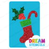 Picture of Christmas Stocking - Vinyl Stencil - 207