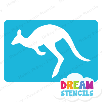 Picture of Kangaroo - Vinyl Stencil -13