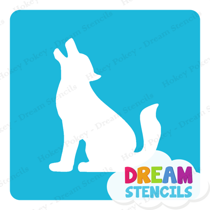 Picture of Wolf - Vinyl Stencil - 16