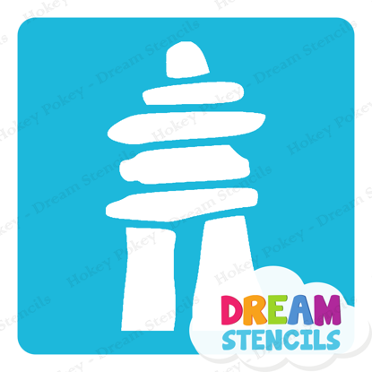 Picture of Inukshuk # 3 - Vinyl Stencil - 226