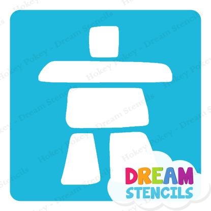 Picture of Inukshuk # 4 - Vinyl Stencil - 227