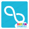 Picture of Infinity Symbol  - Vinyl Stencil - 229