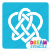Picture of Celtic Heart Knot #2  - Vinyl Stencil - 230