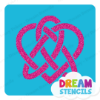 Picture of Celtic Heart Knot #2  - Vinyl Stencil - 230