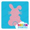 Picture of Sitting Easter Bunny - Vinyl Stencil - 234