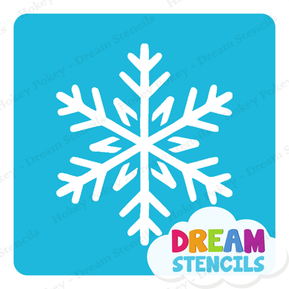 Picture of Sparkly Snowflake  - Vinyl Stencil - 243