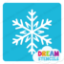 Picture of Sparkly Snowflake  - Vinyl Stencil - 243