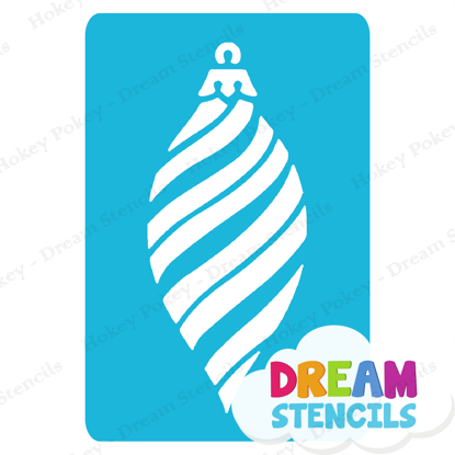 Picture of Striped Ornament - Vinyl Stencil - 249