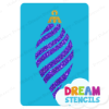 Picture of Striped Ornament - Vinyl Stencil - 249
