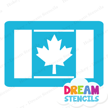 Picture of Canada Flag - Vinyl Stencil - 251