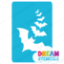 Picture of Flying Bats  - Vinyl Stencil - 254