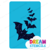 Picture of Flying Bats  - Vinyl Stencil - 254