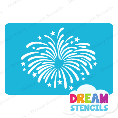 Picture of Fireworks - Vinyl Stencil - 262