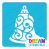 Picture of Bell Ornament - Vinyl Stencil - 267