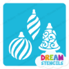 Picture of Ornament Trio - Vinyl Stencil - 268