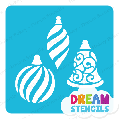 Picture of Ornament Trio - Vinyl Stencil - 268