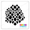 Picture of Reptile Scales - Vinyl Stencil - 274