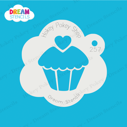 Picture of Cupcake - Mylar Stencil - 257