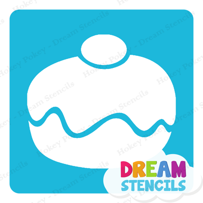 Picture of Sufganiyot Doughnut - Vinyl Stencil - 40