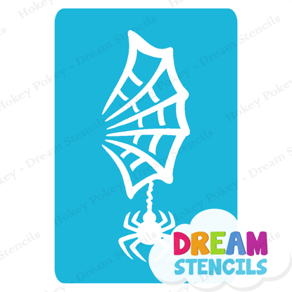 Picture of Spider & Web - Vinyl Stencil - 275