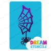 Picture of Spider & Web - Vinyl Stencil - 275