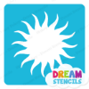 Picture of Blazing Sun - Vinyl Stencil - 278