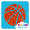 Picture of Basketball  - Vinyl Stencil - 280