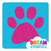 Picture of Paw Print  - Vinyl Stencil - 283