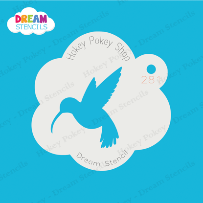 Picture of Hummingbird - Mylar Stencil - 281