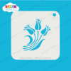 Picture of Bunch of Tulips - Mylar Stencil - 303