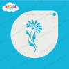 Picture of Daisy with Leaves - Mylar Stencil - 307
