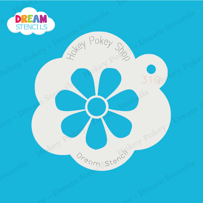 Picture of 7 Petals Flower - Mylar Stencil - 310