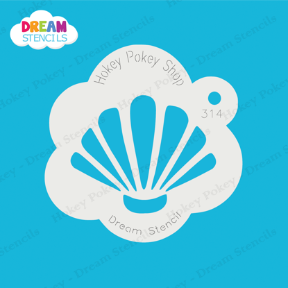 Picture of Sea Shell - 1 - Mylar Stencil - 314