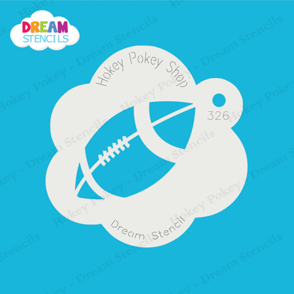 Picture of Football - Mylar Stencil - 326