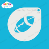 Picture of Football - Mylar Stencil - 326