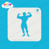 Picture of Bodybuilder - Mylar Stencil - 329