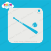 Picture of Baseball Bat - Mylar Stencil - 340