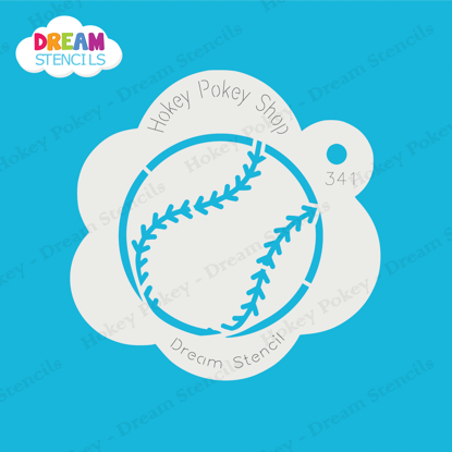 Picture of Baseball - 1 - Mylar Stencil - 341