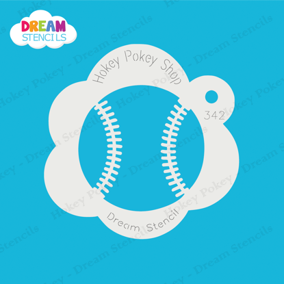 Picture of Baseball - 2 - Mylar Stencil - 342