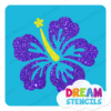 Picture of Tropical Hibiscus  - Vinyl Stencil - 302