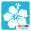 Picture of Exotic Hibiscus  - Vinyl Stencil - 304