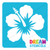 Picture of Hibiscus Flower - Vinyl Stencil - 305
