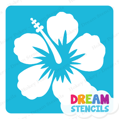 Picture of Hibiscus Flower - Vinyl Stencil - 305