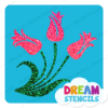 Picture of Bunch of Tulips - Vinyl Stencil - 308