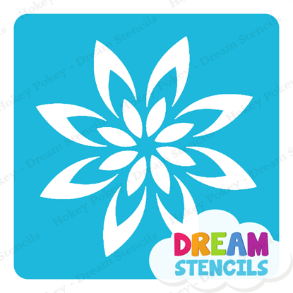 Picture of Frost Flower - Vinyl Stencil - 310