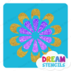 Picture of Ornamental Flower - Vinyl Stencil - 315