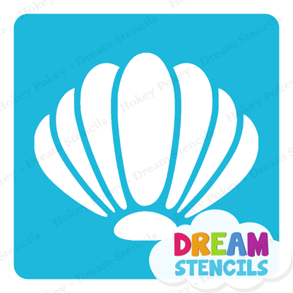 Picture of Sea Shell - 2 - Vinyl Stencil - 323