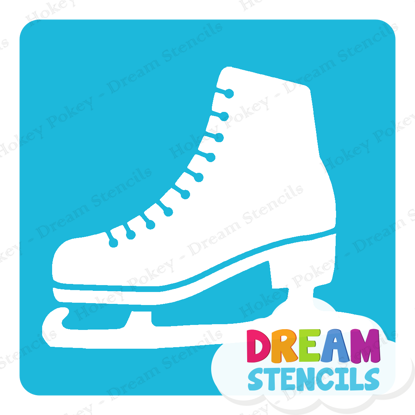Picture of Figure Skate - Vinyl Stencil - 335