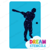 Picture of Baseball Player - 1 - Vinyl Stencil - 346
